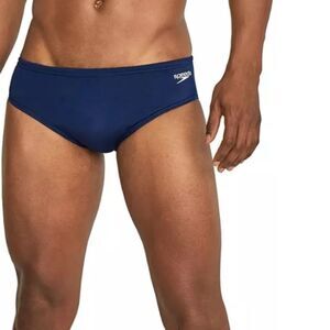 Speedo Mens Brief Swimsuit, Team Navy, Size 34,NWT
